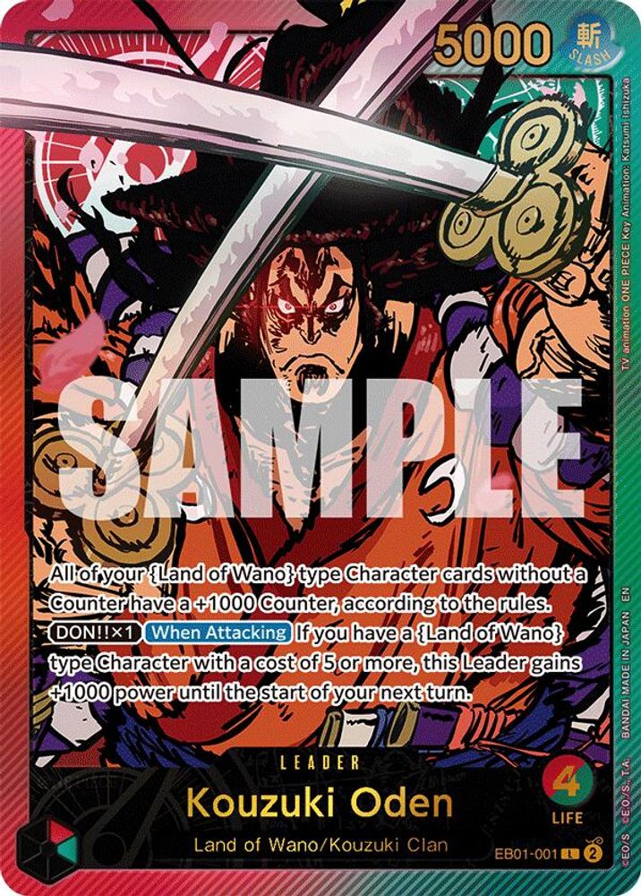 Kouzuki Oden One Piece TCG Card