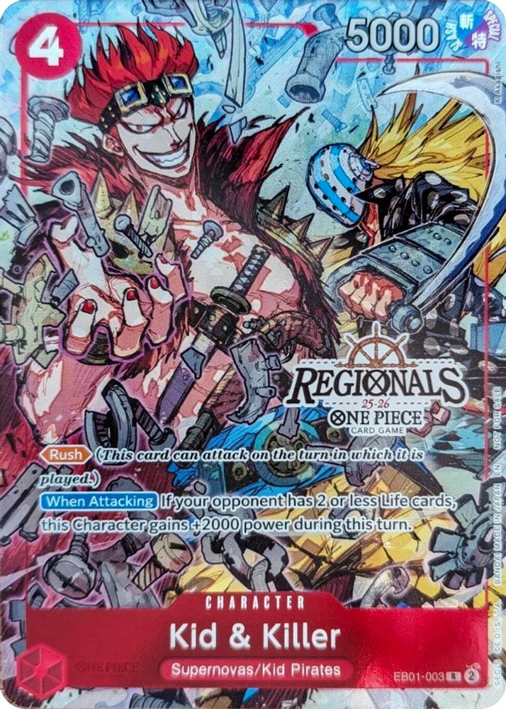 Kid & Killer One Piece TCG Card