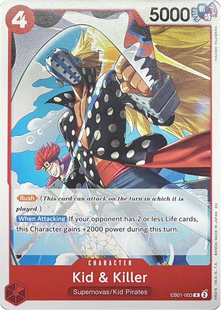Kid & Killer One Piece TCG Card