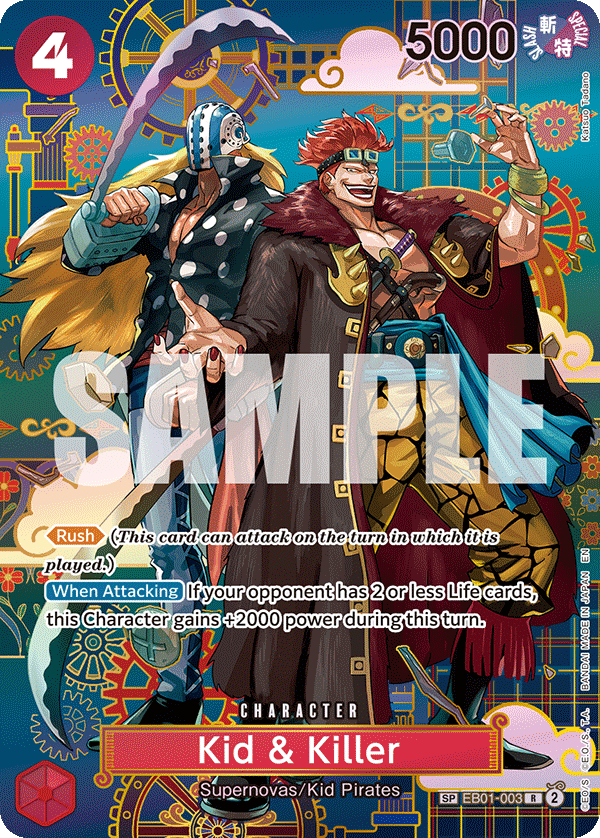 Kid & Killer One Piece TCG Card