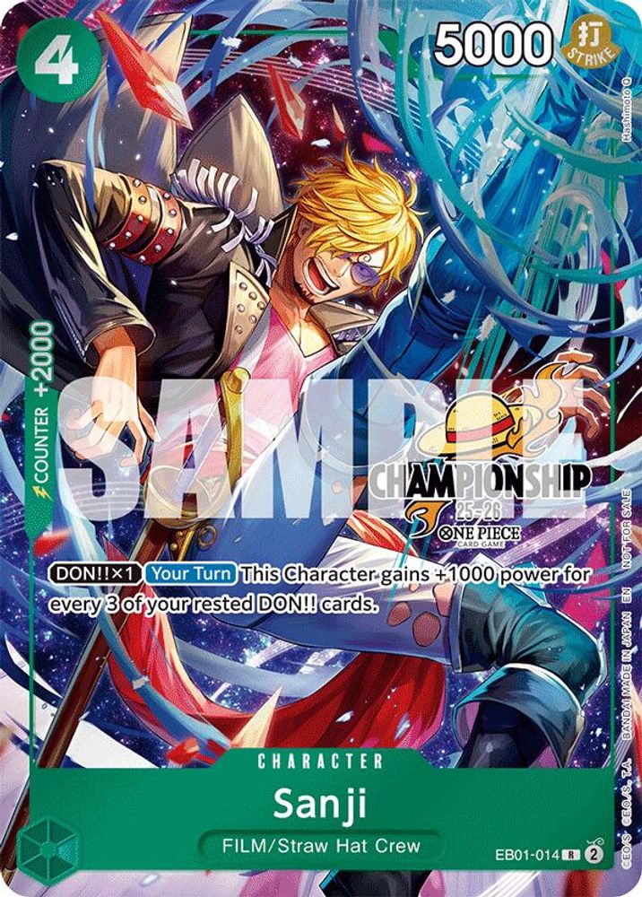 Sanji One Piece TCG Card