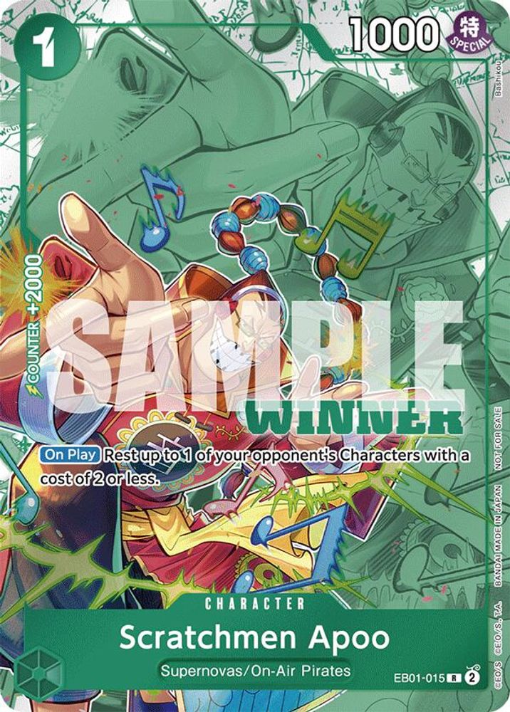 Scratchmen Apoo One Piece TCG Card
