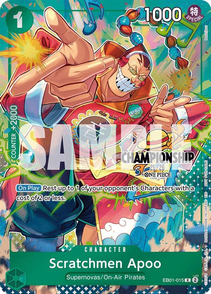 Scratchmen Apoo One Piece TCG Card