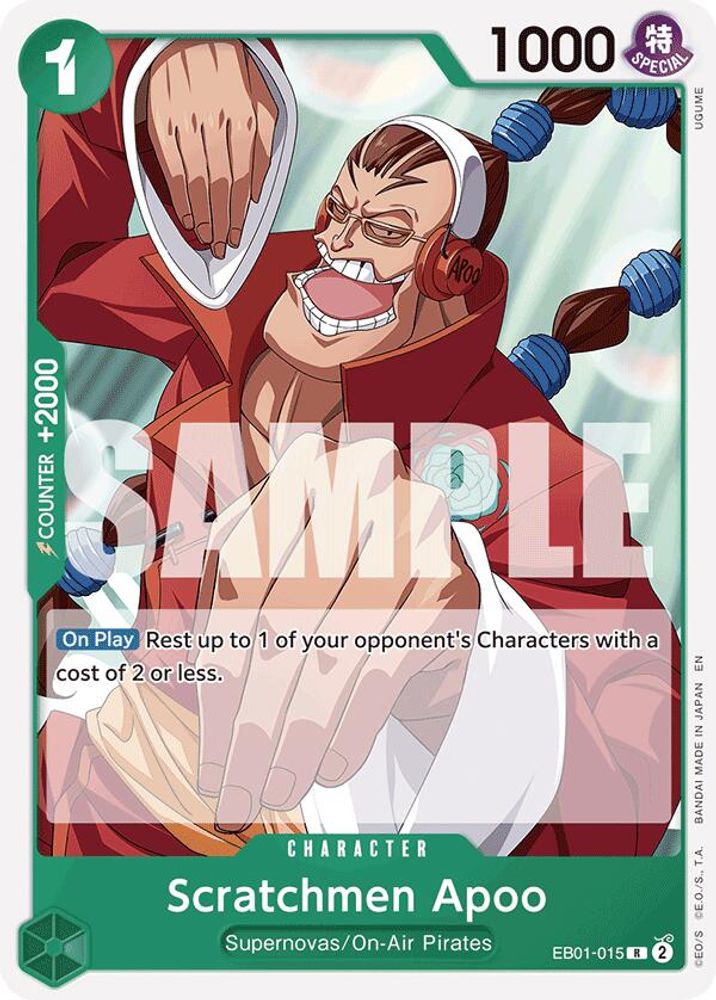 Scratchmen Apoo One Piece TCG Card