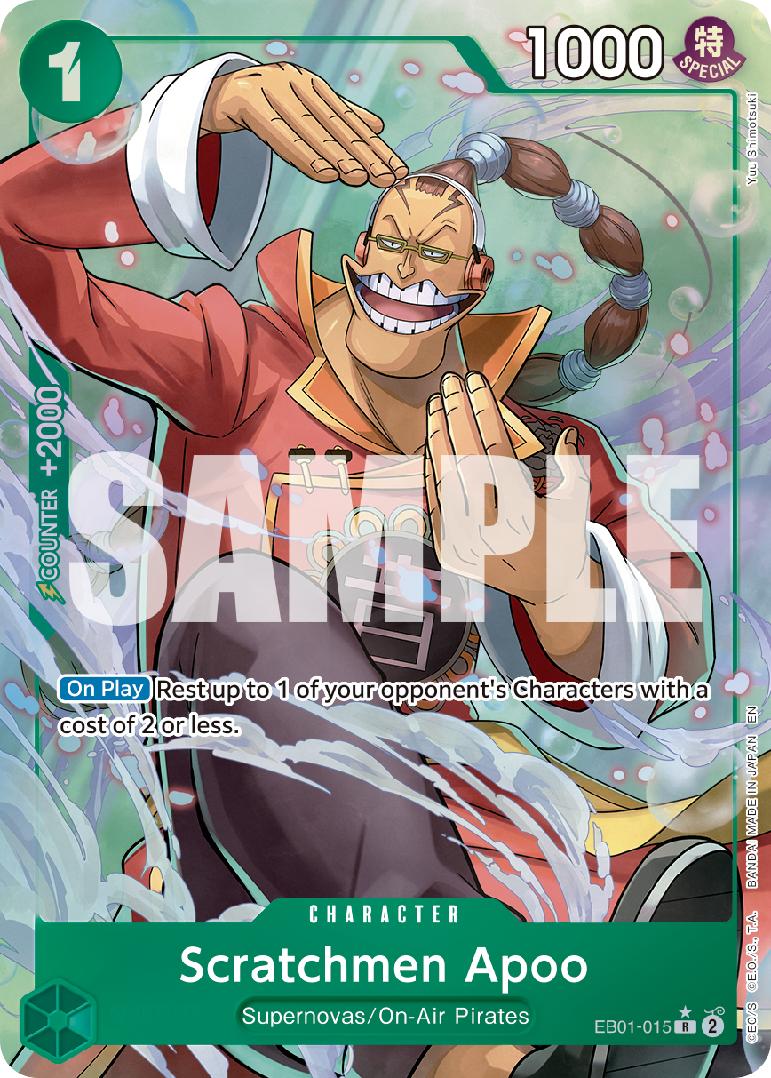 Scratchmen Apoo One Piece TCG Card