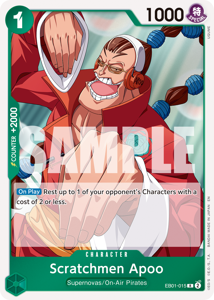 Scratchmen Apoo One Piece TCG Card