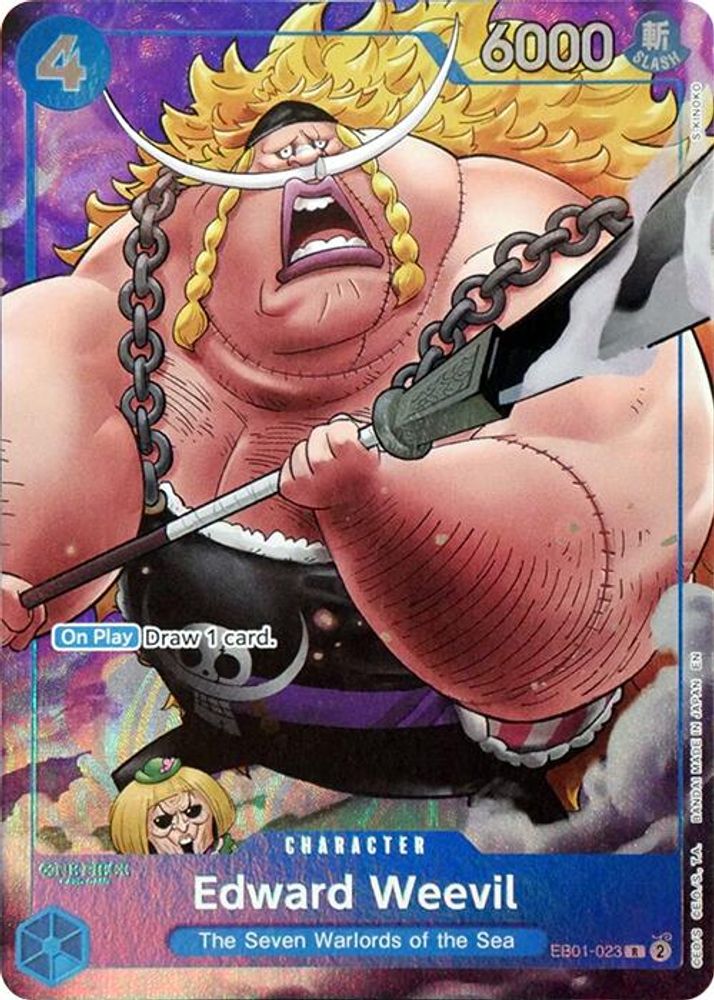 Edward Weevil One Piece TCG Card