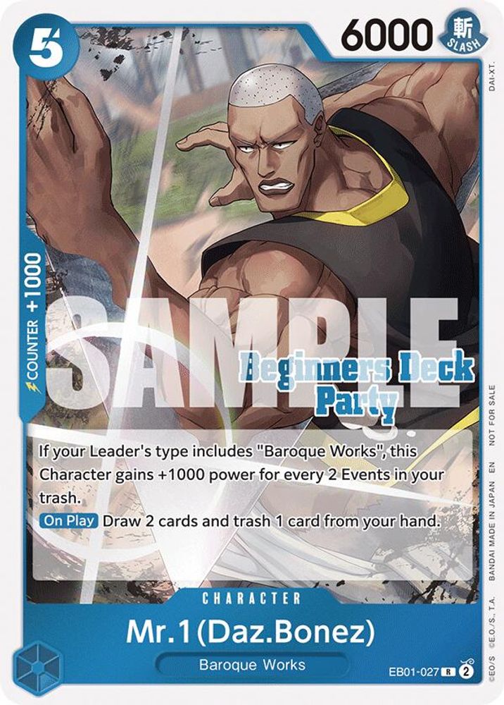 Mr. 1 One Piece TCG Card