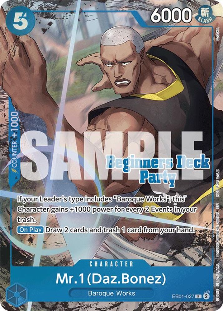 Mr. 1 One Piece TCG Card