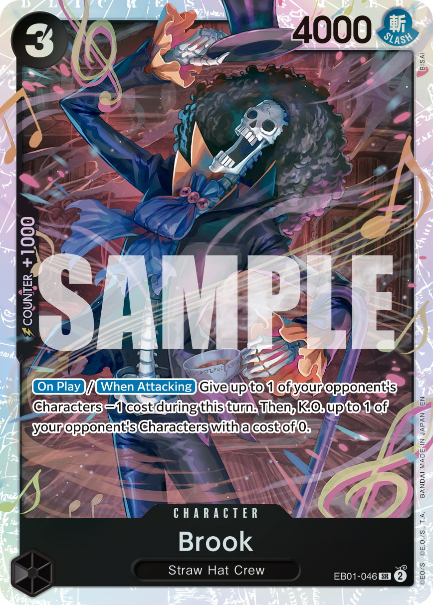 Brook One Piece TCG Card