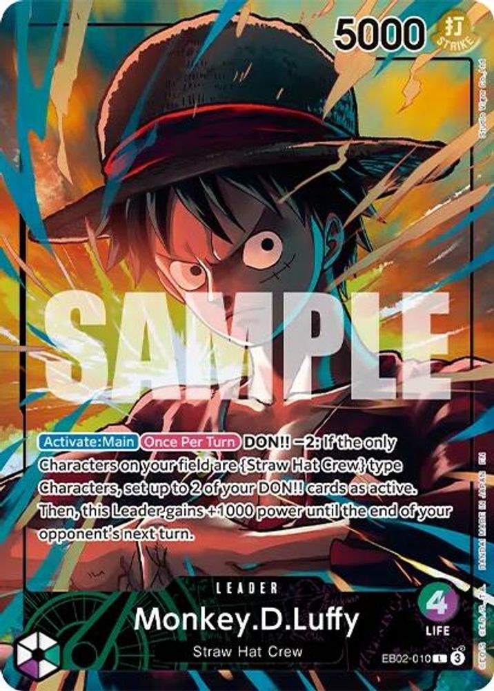 Monkey.D.Luffy One Piece TCG Card