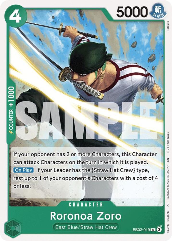 Roronoa Zoro One Piece TCG Card