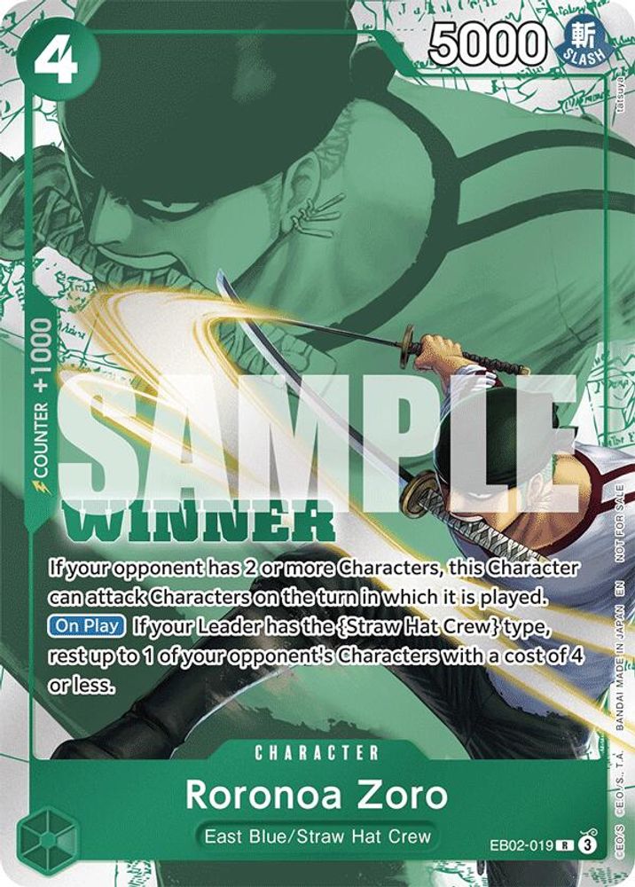 Roronoa Zoro One Piece TCG Card