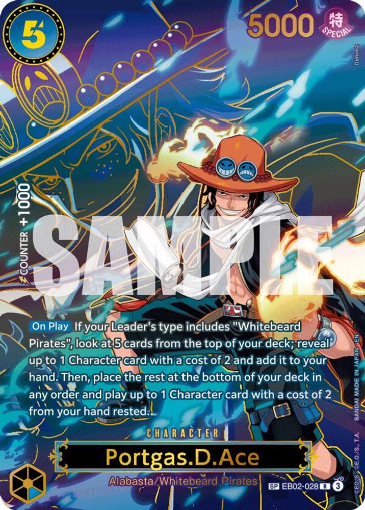 Portgas.D.Ace One Piece TCG Card