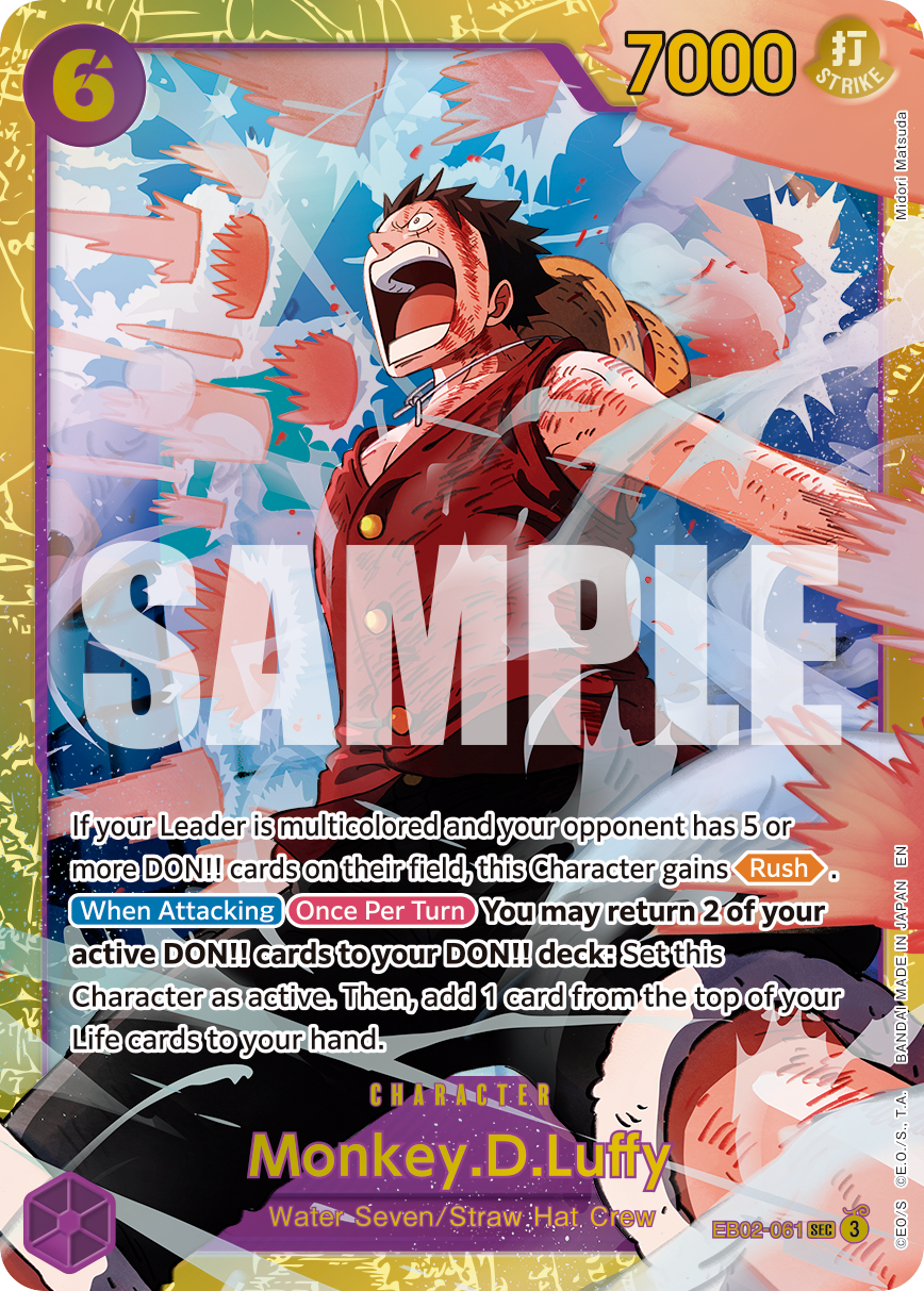 Monkey.D.Luffy One Piece TCG Card