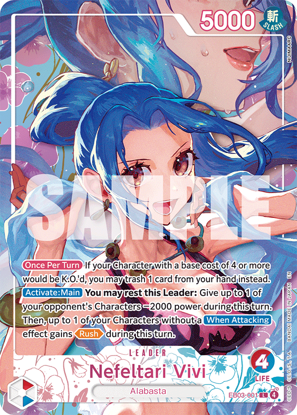 Nefeltari Vivi One Piece TCG Card