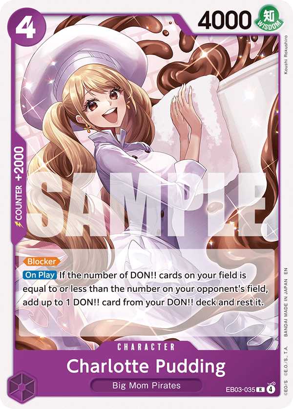 Charlotte Pudding One Piece TCG Card