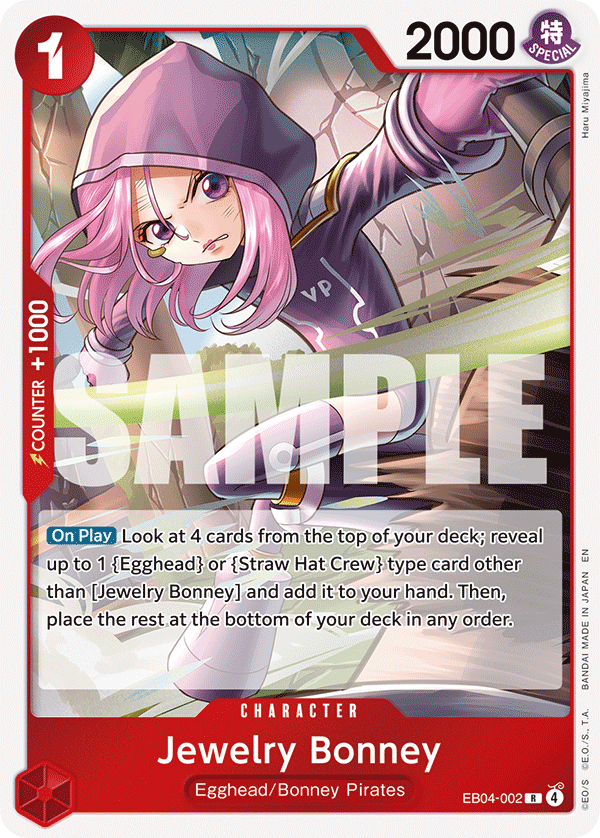 Jewelry Bonney One Piece TCG Card