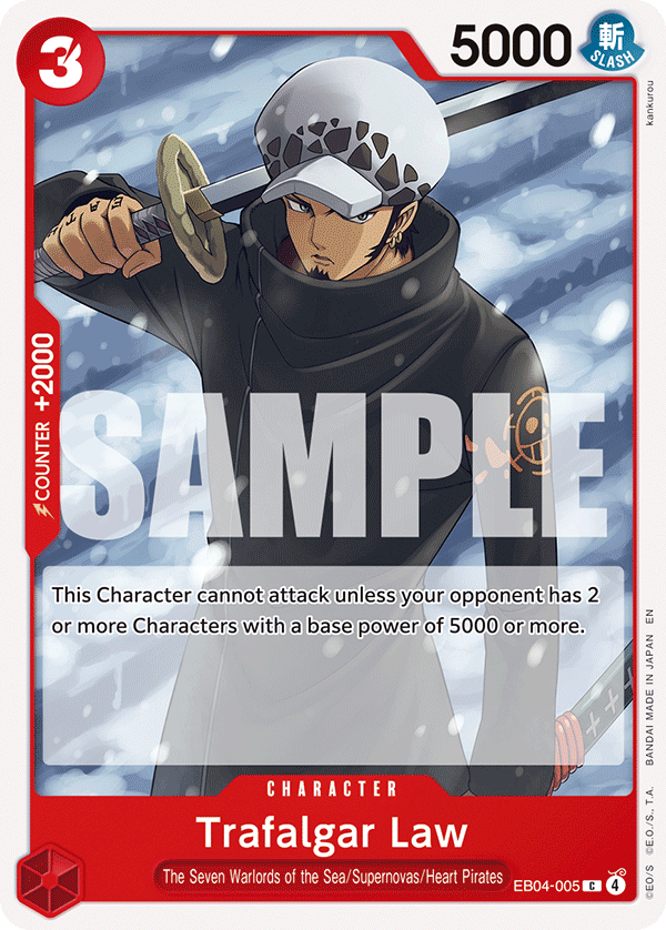 Trafalgar Law One Piece TCG Card