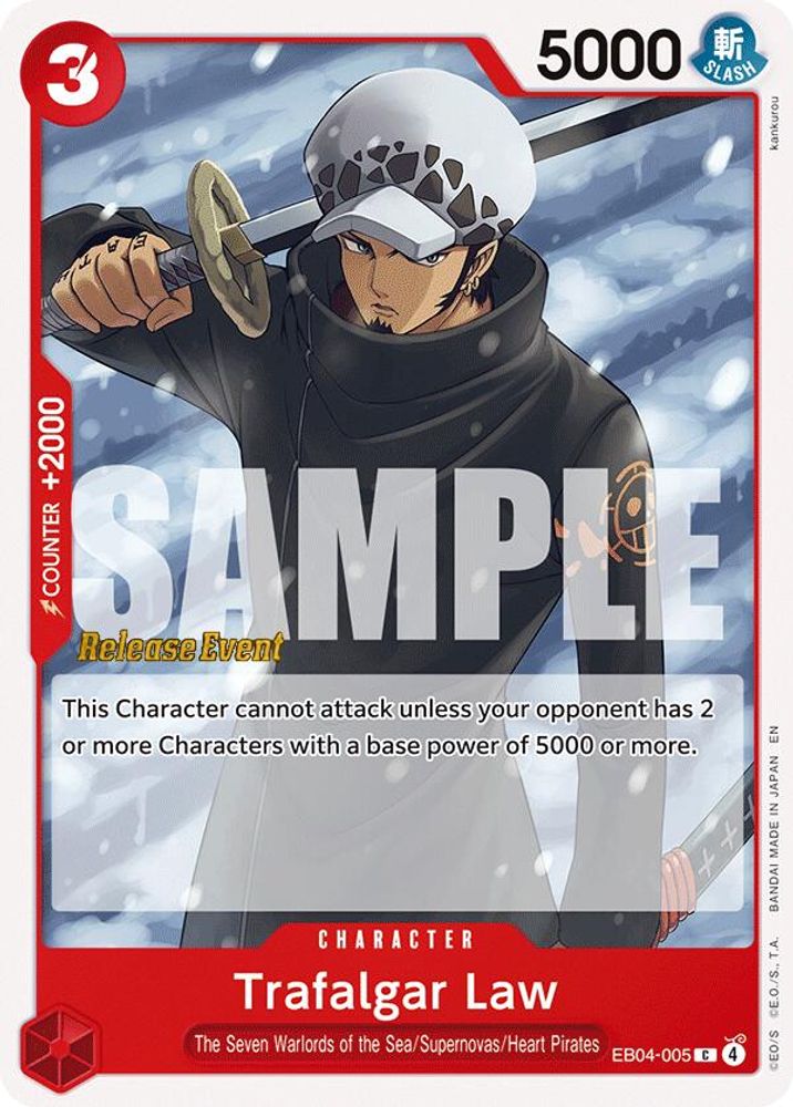 Trafalgar Law One Piece TCG Card
