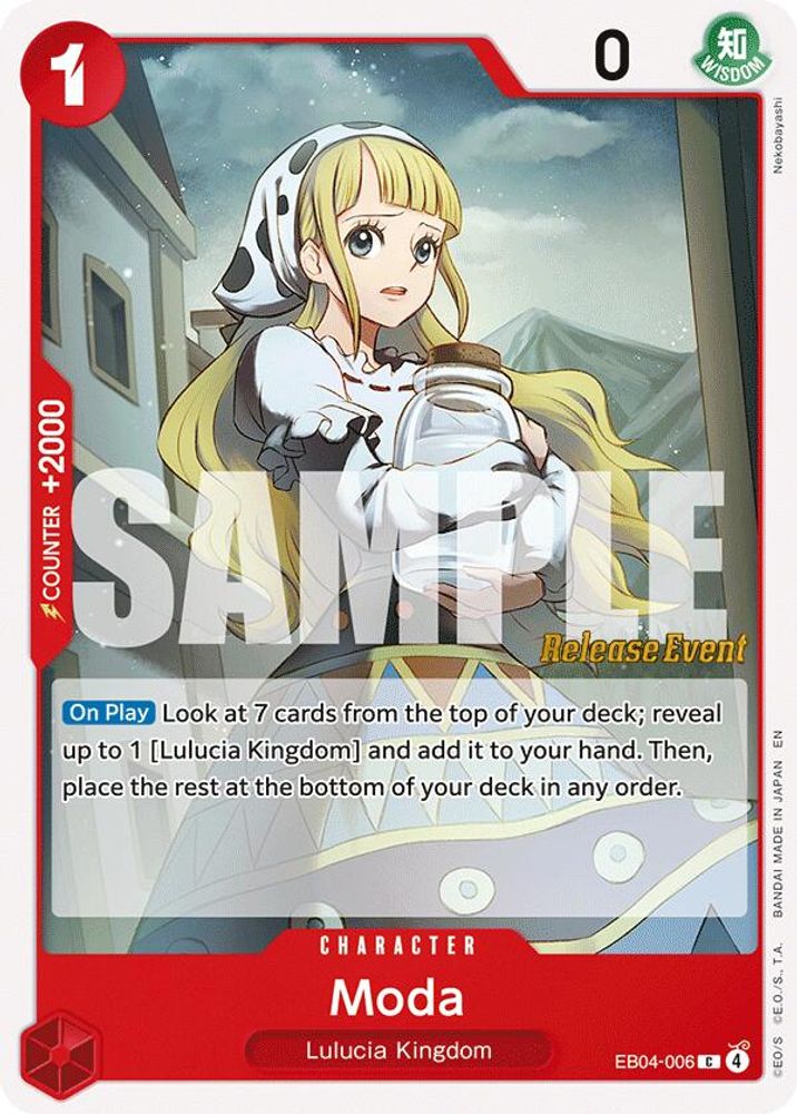 Moda One Piece TCG Card
