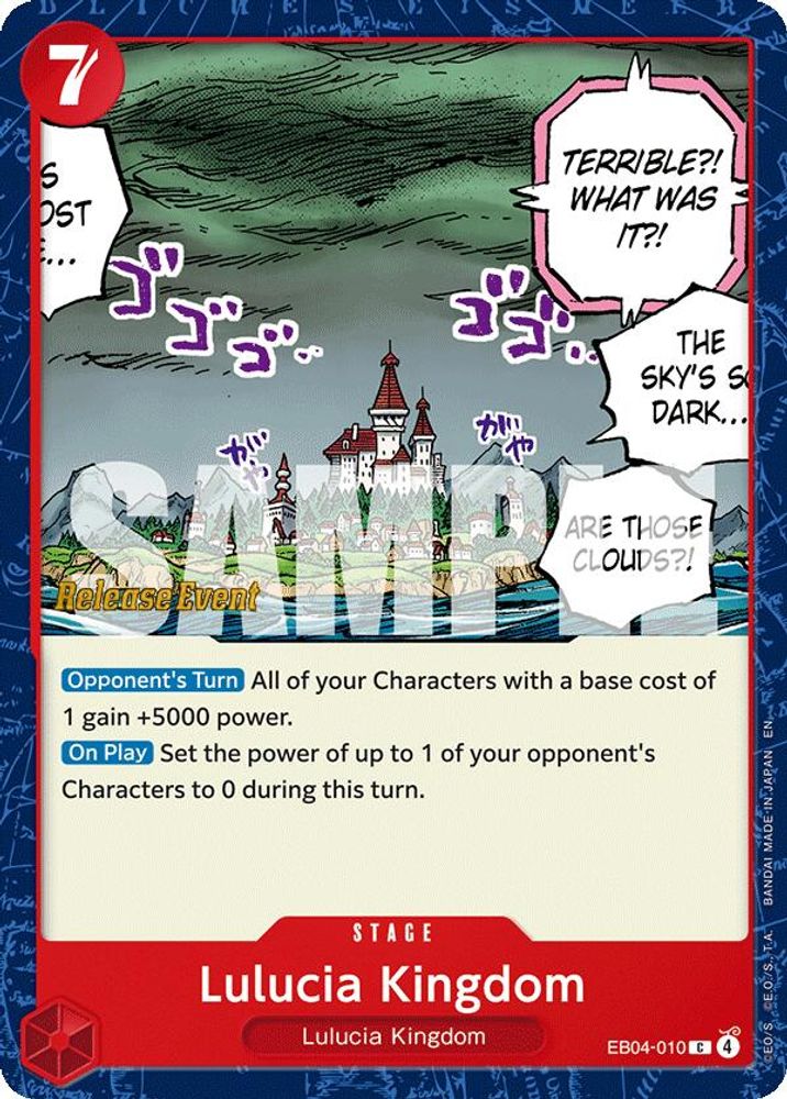 Lulucia Kingdom One Piece TCG Card