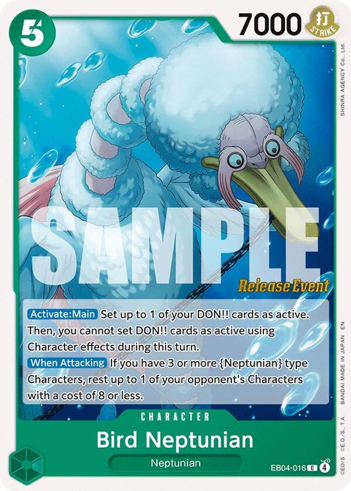 Bird Neptunian One Piece TCG Card