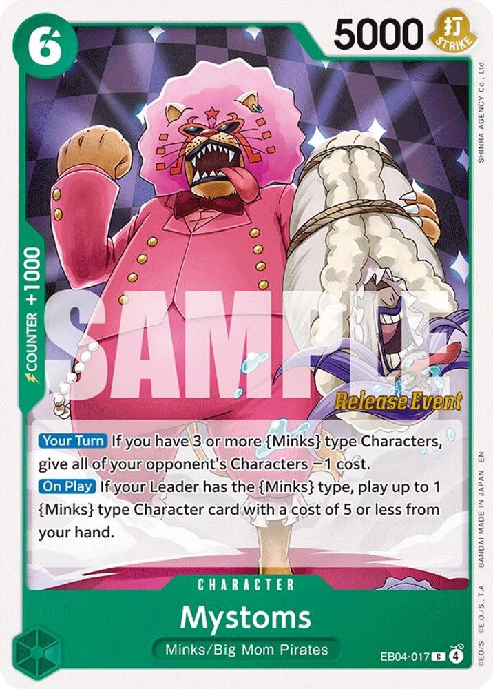 Mystoms One Piece TCG Card