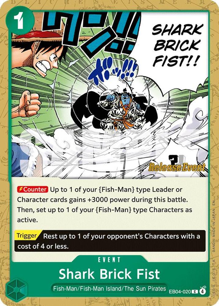 Shark Brick Fist One Piece TCG Card