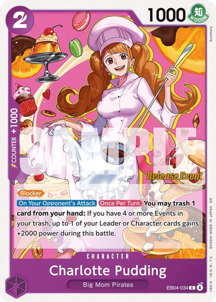 Charlotte Pudding One Piece TCG Card