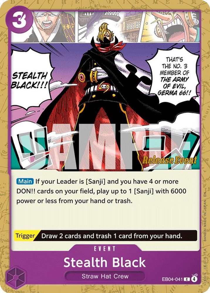 Stealth Black One Piece TCG Card