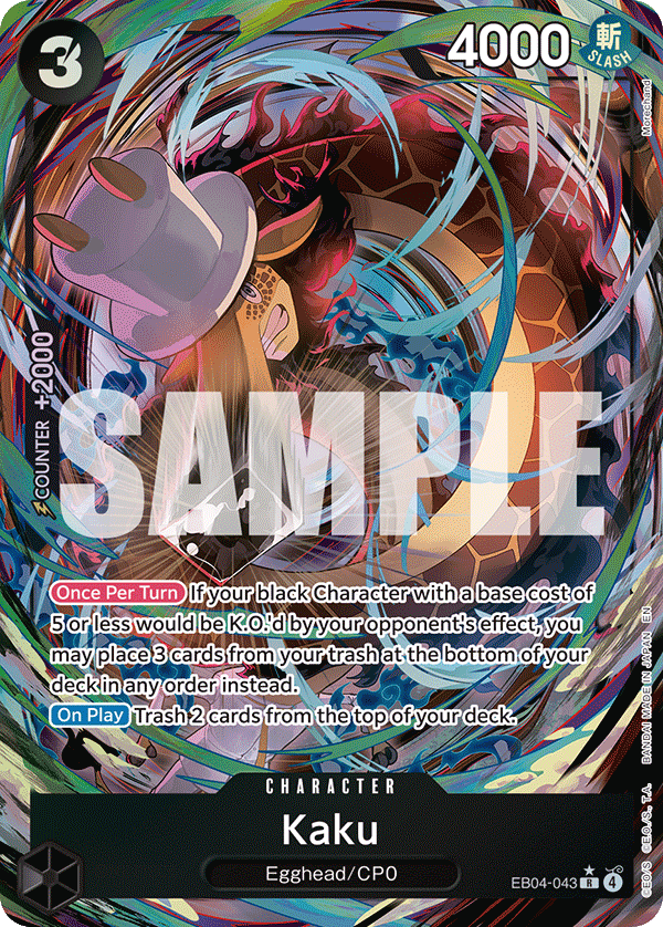 Kaku One Piece TCG Card