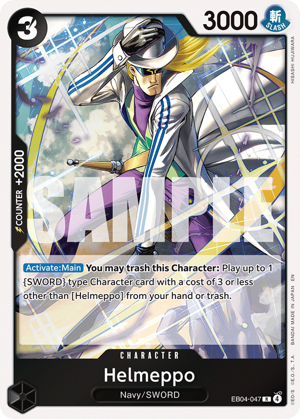 Helmeppo One Piece TCG Card