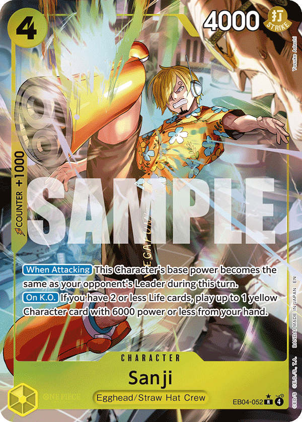 Sanji One Piece TCG Card