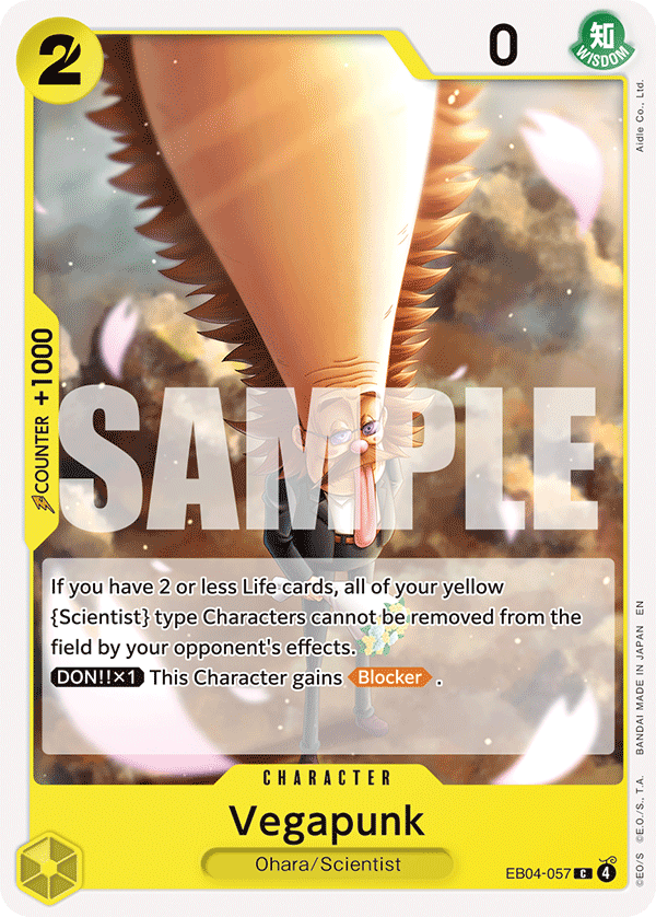 Vegapunk One Piece TCG Card