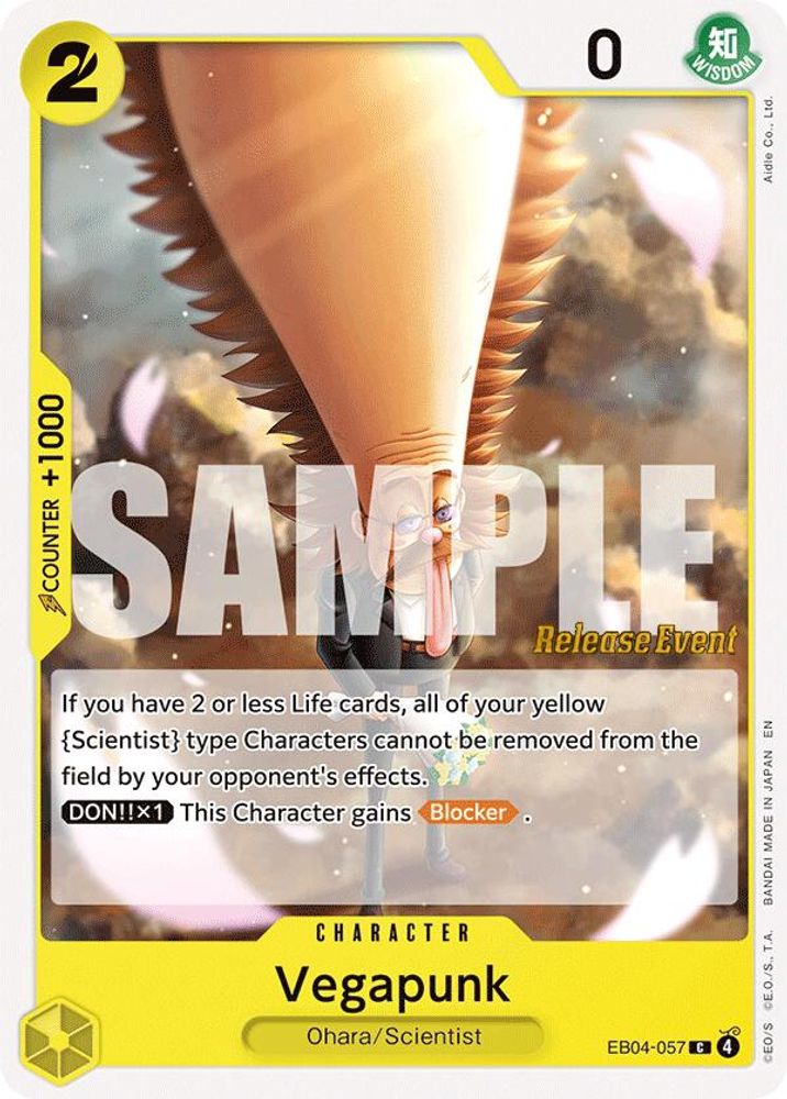 Vegapunk One Piece TCG Card