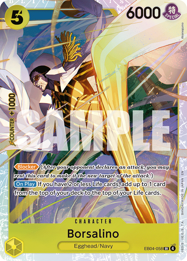 Borsalino One Piece TCG Card
