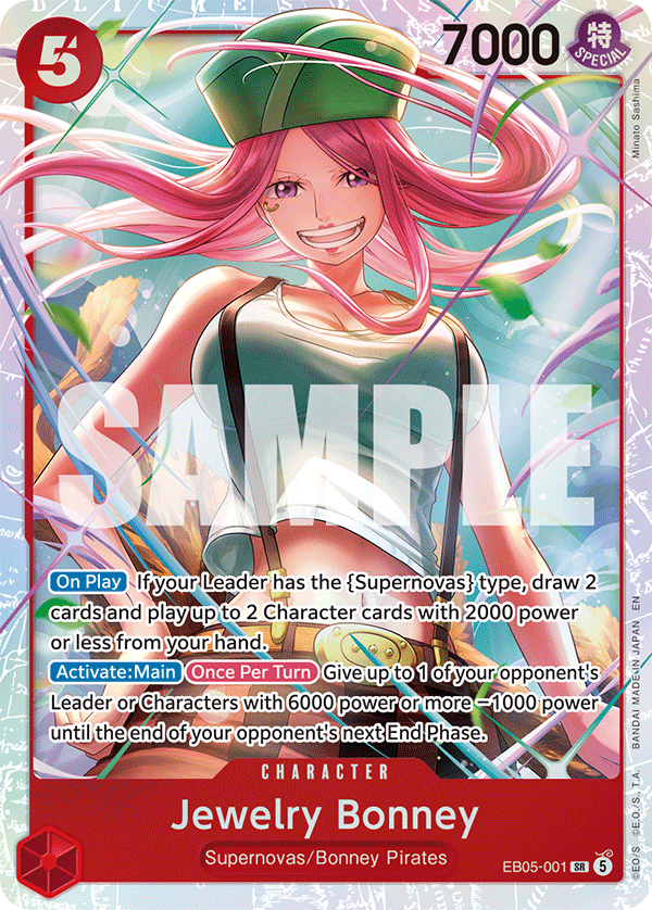 Jewelry Bonney One Piece TCG Card