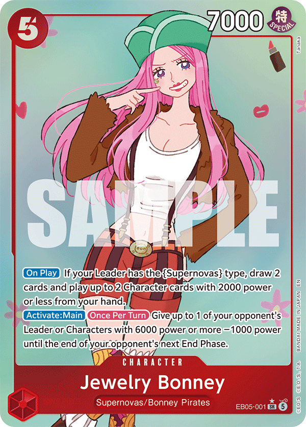 Jewelry Bonney One Piece TCG Card