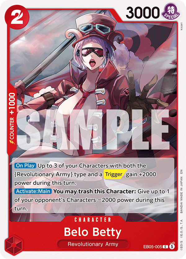 Belo Betty One Piece TCG Card