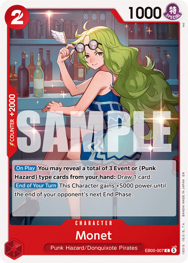 Monet One Piece TCG Card