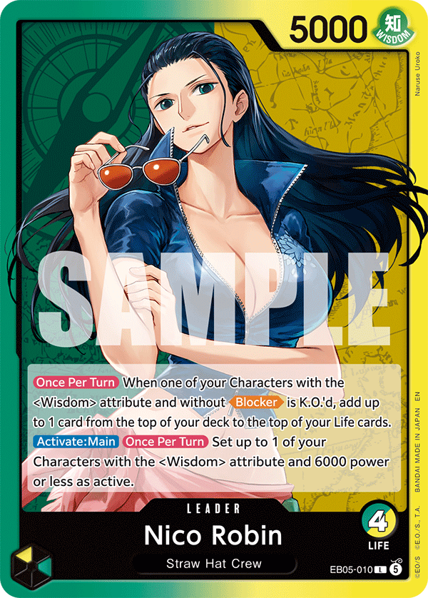 Nico Robin One Piece TCG Card
