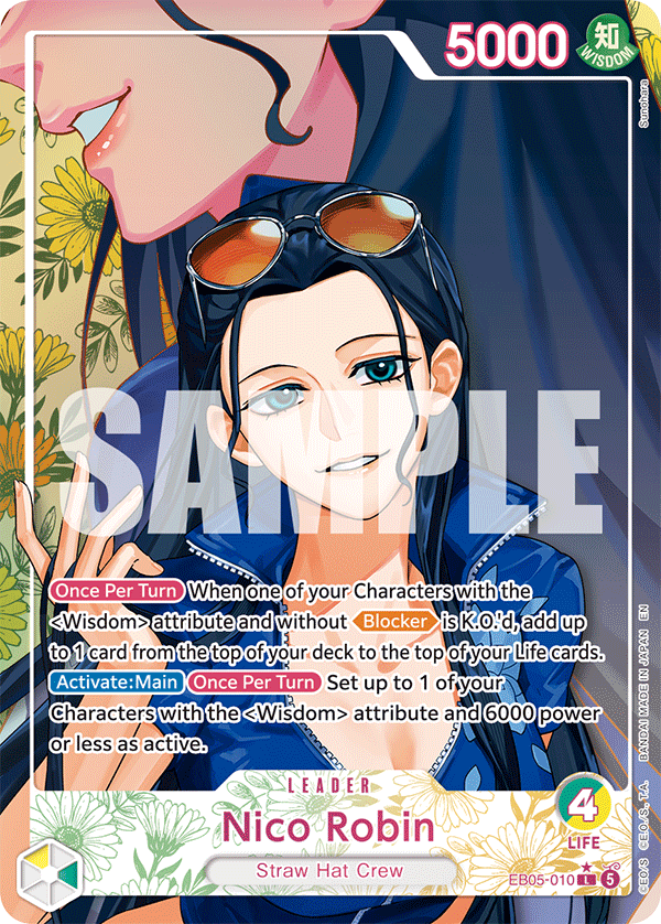 Nico Robin One Piece TCG Card