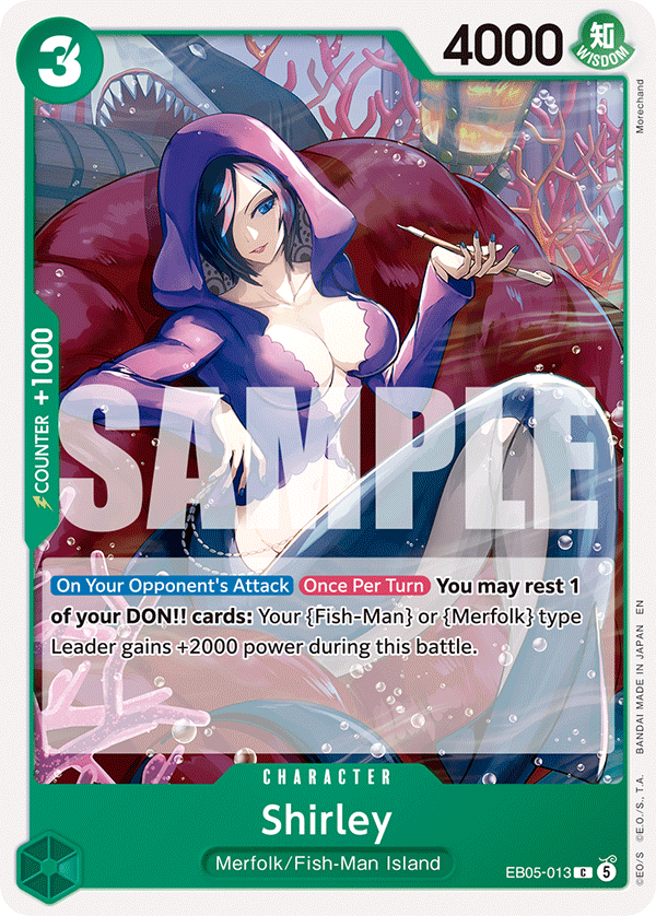 Shirley One Piece TCG Card