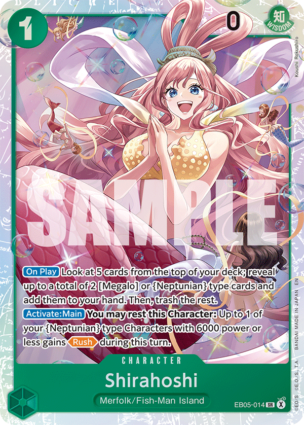 Shirahoshi One Piece TCG Card