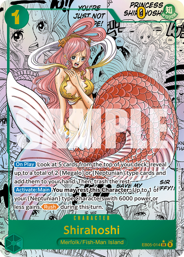 Shirahoshi One Piece TCG Card