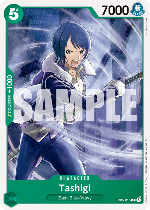 Tashigi One Piece TCG Card