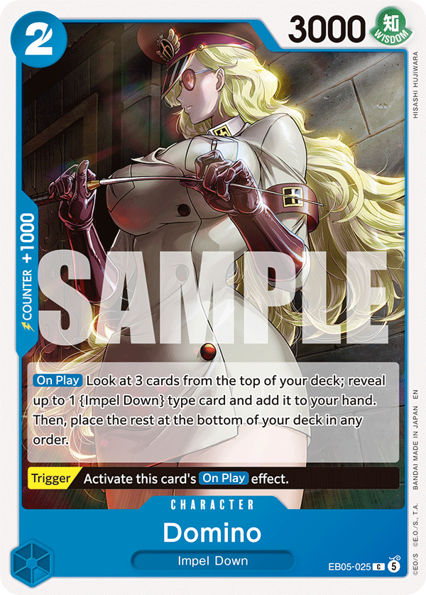 Domino One Piece TCG Card