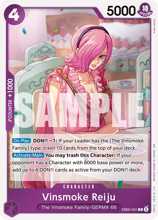 Vinsmoke Reiju One Piece TCG Card