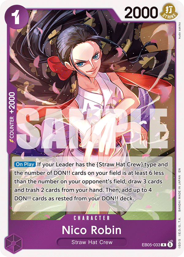 Nico Robin One Piece TCG Card